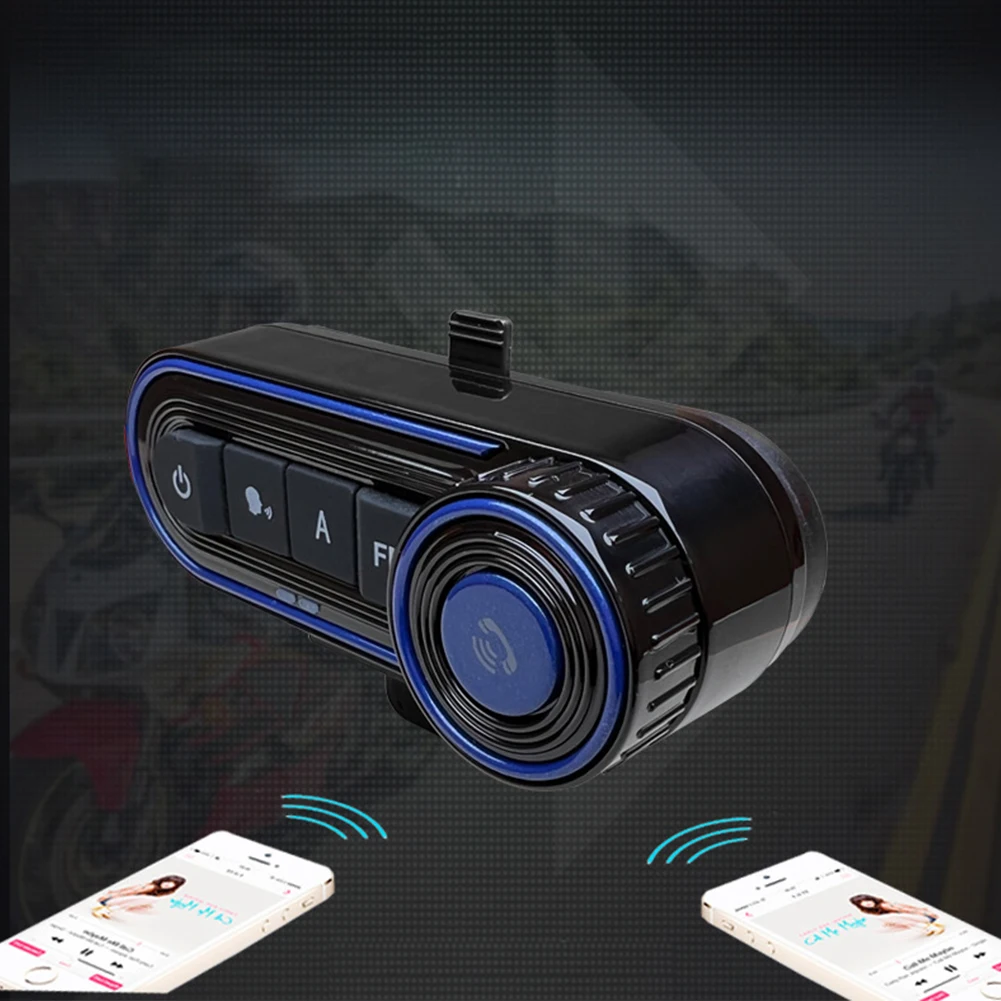 

Motorcycle Bluetooth-compatible 5.3 Headset Helmet Intercom Hands-free Call Music Earphone Communicator Speaker