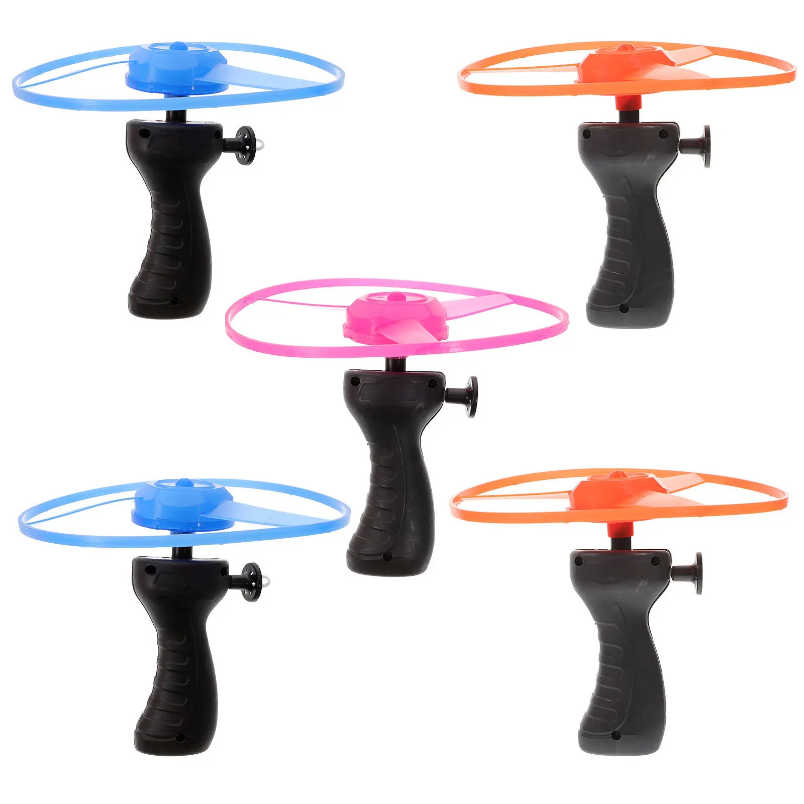 

5Pcs Sky Aerial Disc Glowing Flying Disc Set Premium Plastic Kids Family Outdoor Game Educational Exercise Motor Skill