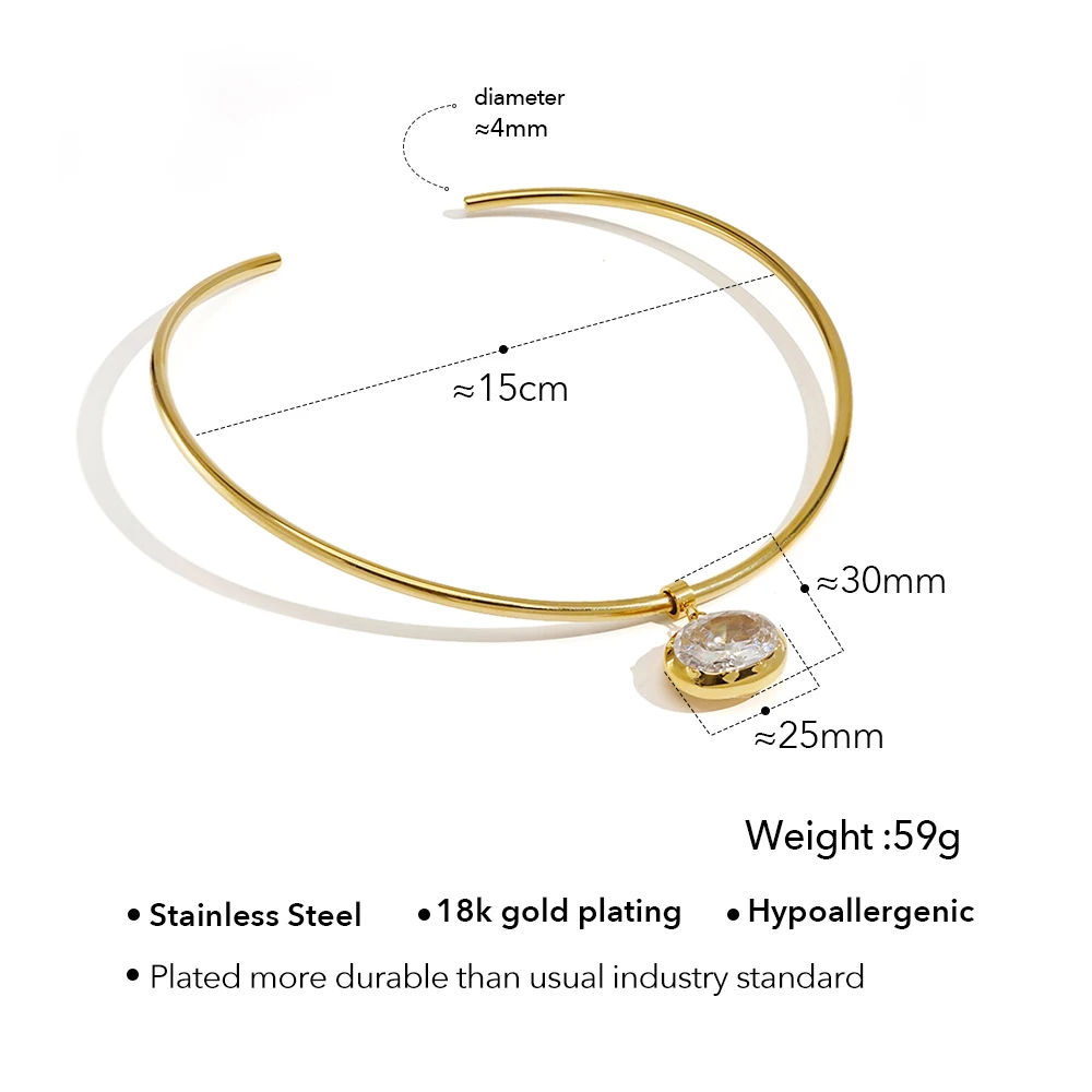 Thumbnail 3 - #46 Trending Crystal Pendant Necklaces Right Now