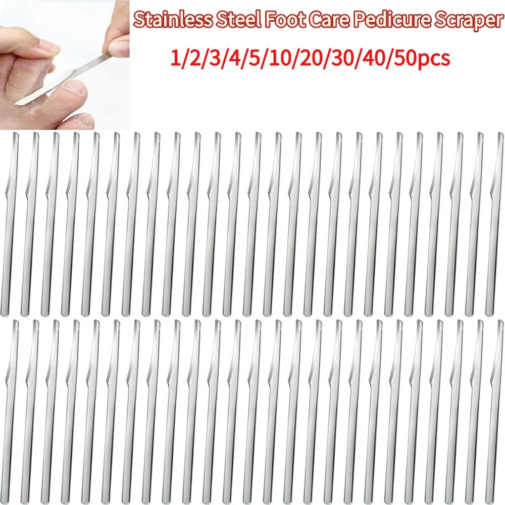 

Foot Scraper Stainless Steel Foot Care Pedicure Scraper Portable Nail Clippers Exfoliating Dead Skin Foot Callus Rasp File