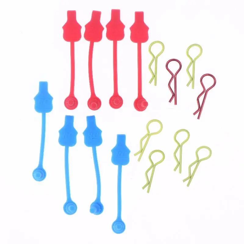 

4Pcs Silicone Body Clips Retainer for 1/8 1/10 Arrma Granite Kraton 6S RC Car Upgrade Parts