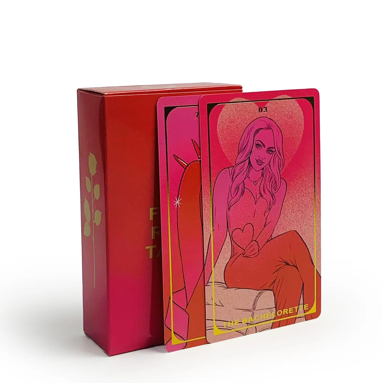 بطاقة التارو الوردية النهائية 78 قطعة لعبة بطاقة عرافة مصير الحظ مع كتاب دليل ، ليلة ممتعة للعائلة #1