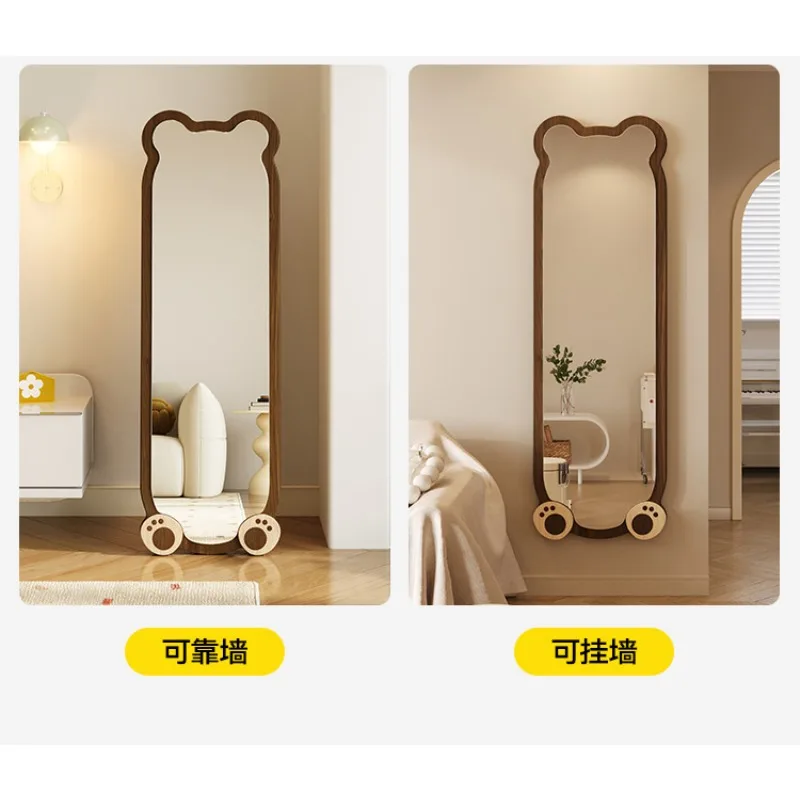 

Bear full-length mirror, floor-to-ceiling mirror, girls' bedroom Internet celebrity full-length mirror