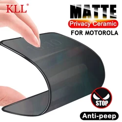 Anti-spy Privacy Matte Ceramic Film for Motorola G54 G14 G53 G73 G23 G13 G84 G82 G72 G62 G52 G42 G32 G22 G50 Screen Protector