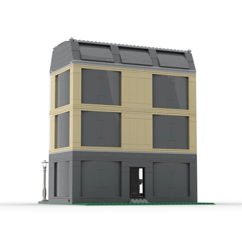 1230 قطعة MOC Wallstreet Embassy واجهة فقط وحدات نموذج اللبنات لعبة تجميع لتقوم بها بنفسك الإبداعية هدية الكريسماس فكرة الطوب #3