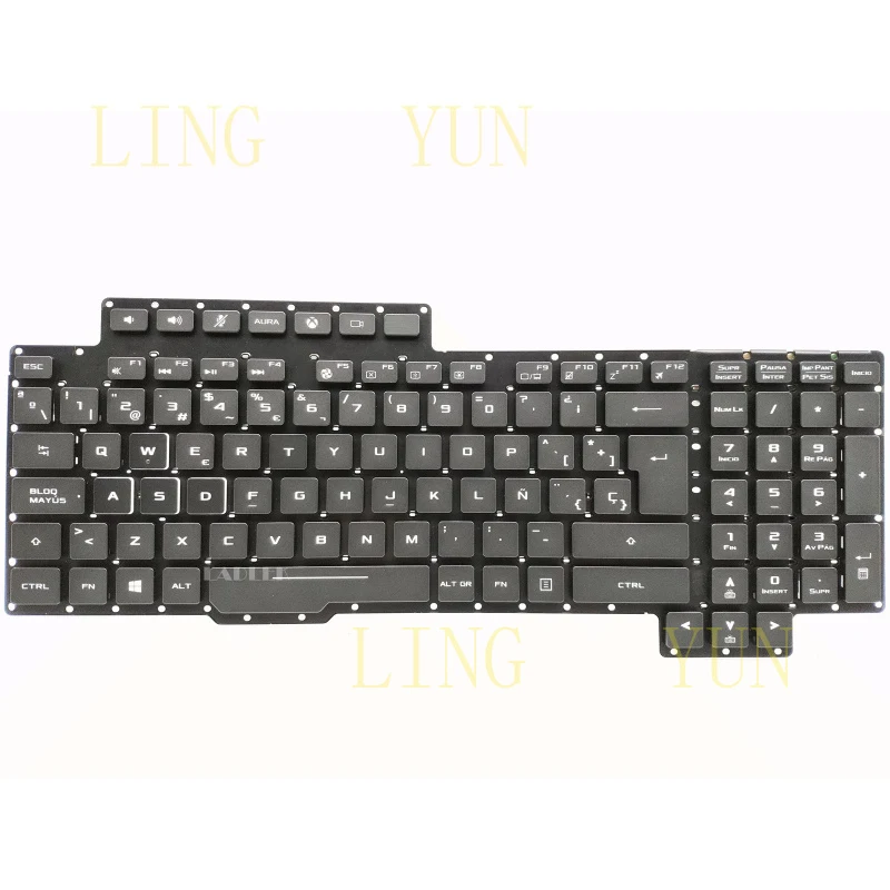

Z New Spanish backlit keyboard for Asus G703/G703GI/G703GS/G703VI
