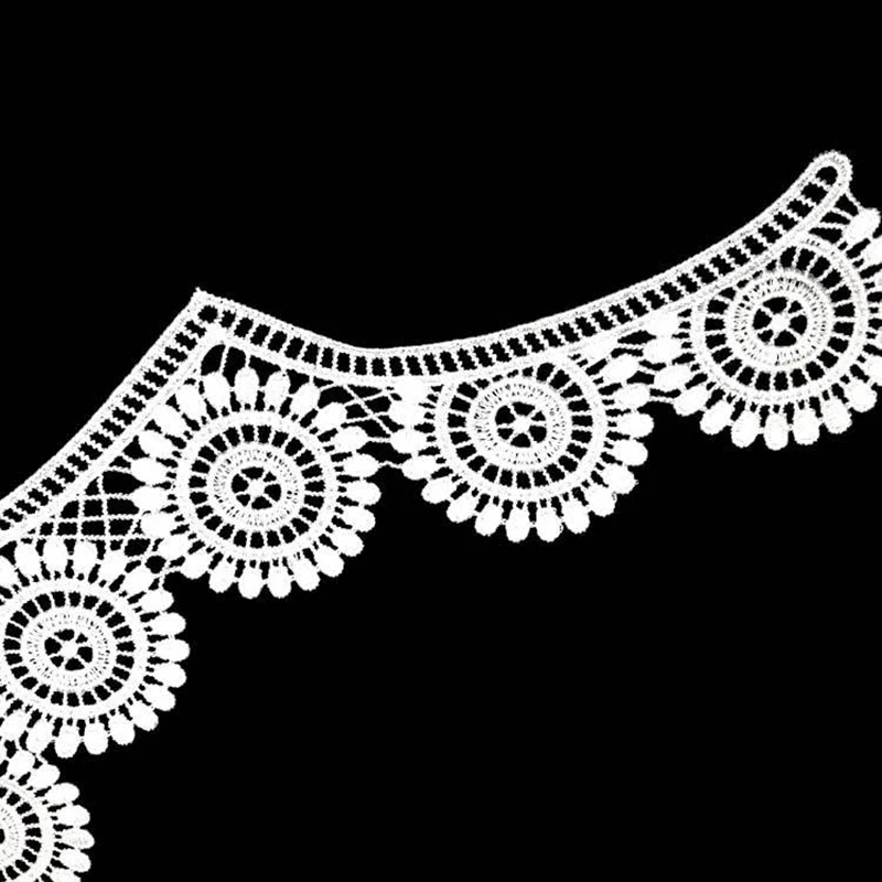 Lace Fabic Embroidered Applique Neckline Fabric Sewing Supplies Scrapbooking Sewing Supplies Lace Collar DIY Clothing Accessorie