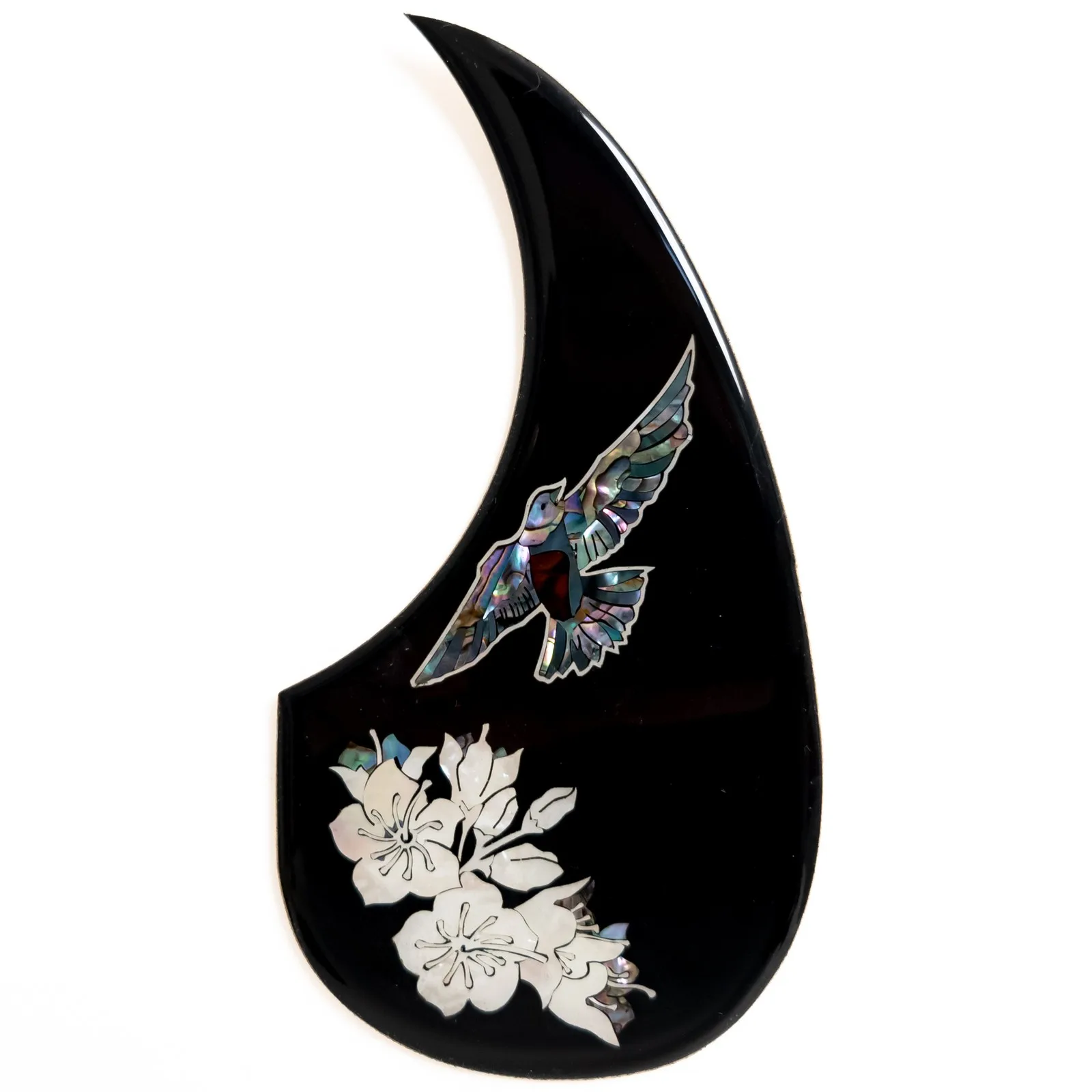 

Накладка для акустической гитары, инкрустация из палисандра, морское ушко, для большинства 36-40-дюймовых гитарных защитных пластин