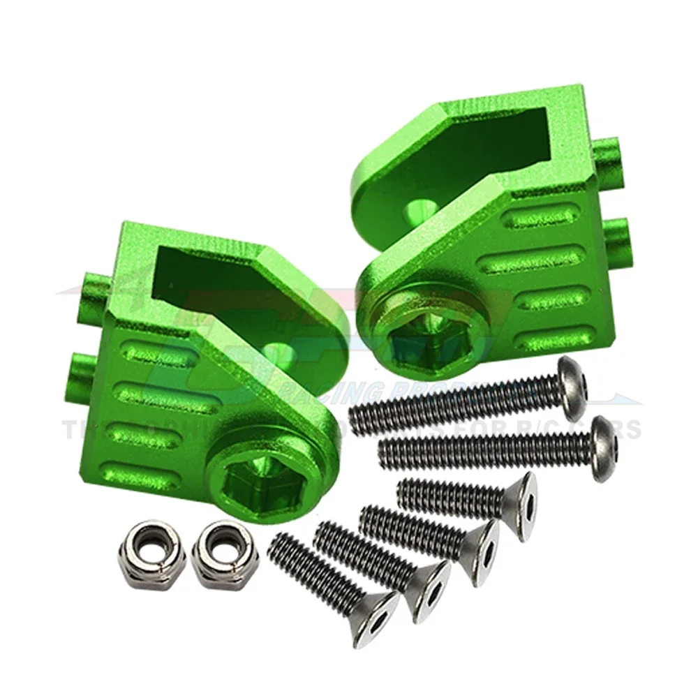 Asiento fijo de montaje de barra inferior delantera trasera de metal GPM LOS 242031   LOS 242030   Para camión Mega Monster de eje sólido LOSI 1/8 LMT 4WD