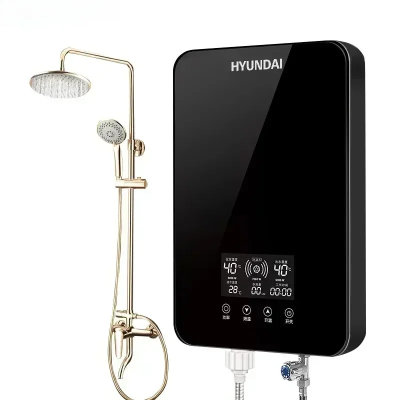 

Мгновенный новый электрический водонагреватель для дома, ванной комнаты, быстрый нагрев, маленькая ванная комната, электрический водонагреватель для парикмахерской