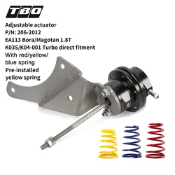 Turbo Wastegate Adjustable Actuator for EA113 Bora/Magotan 1.8TK03S/K04-001 Direct Fitment With Pre-installed Yellow Spring