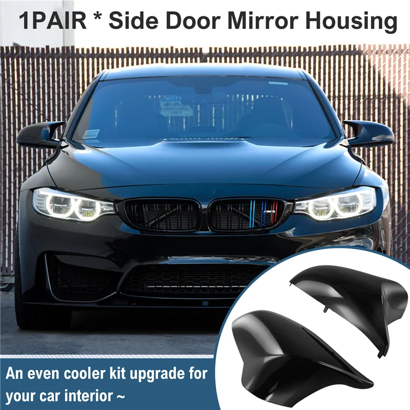 

T-Top-Rated-Car Side Door Mirror Housing Reversing Mirror Protective Cover For BMW F80 M3 F82 M2 51168059548 51168059547