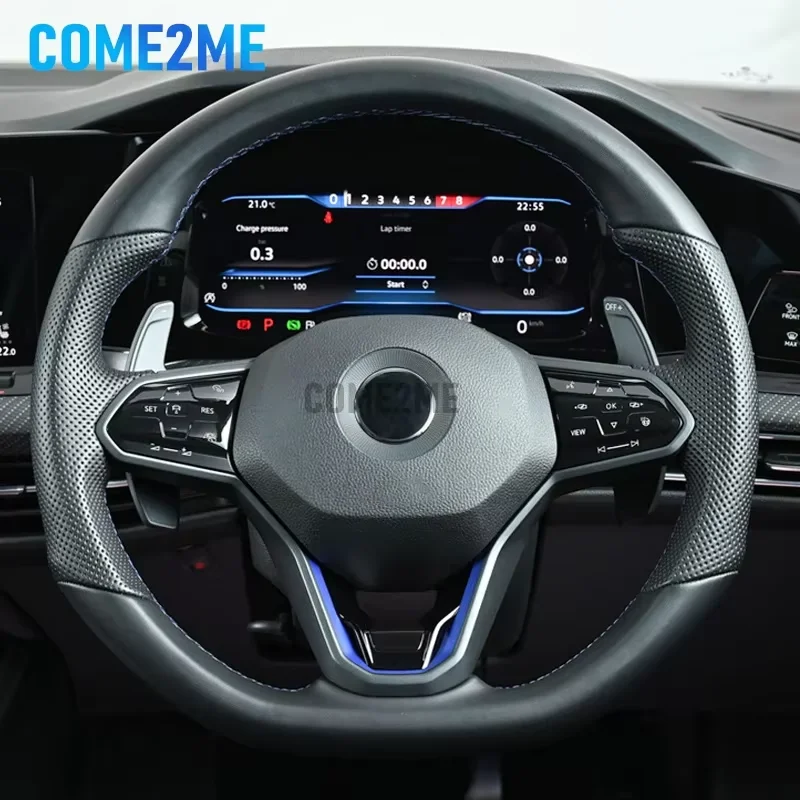 

Подходит для Volkswagen Golf MK8 Tiguan Jetta Touareg Passat Многофункциональная механическая сенсорная декоративная рамка рулевого колеса