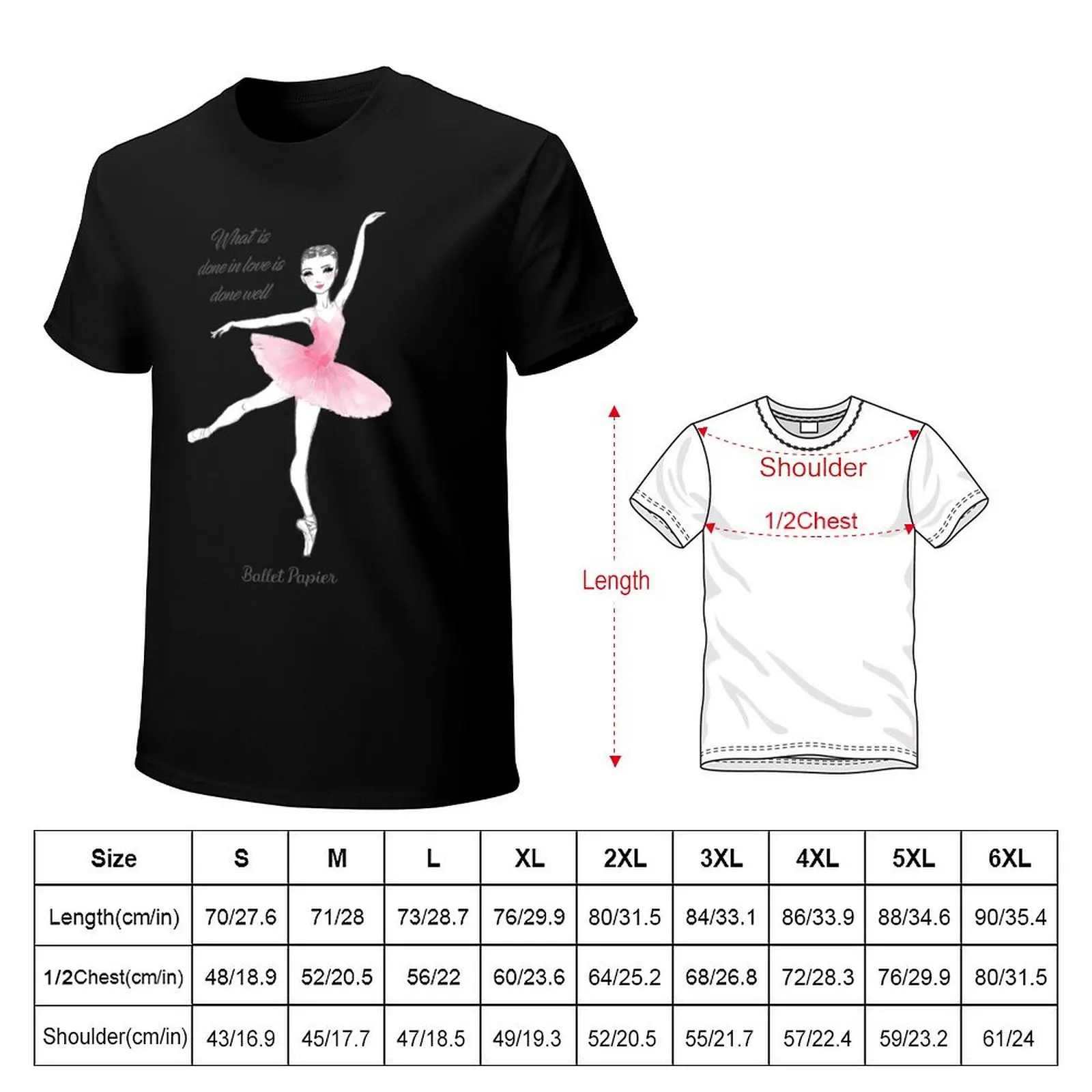 In Love With Dance T-Shirt Minimalist Plain Crew Neck T-Shirt