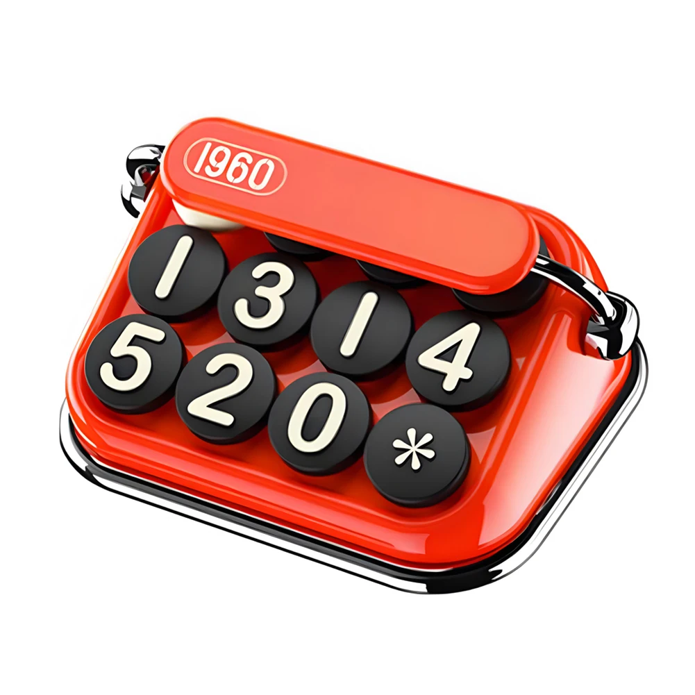 

Convenient Car Phone Number Compact Parking Card Exquisite Design High-Quality ABS Material Ease Parking Issues