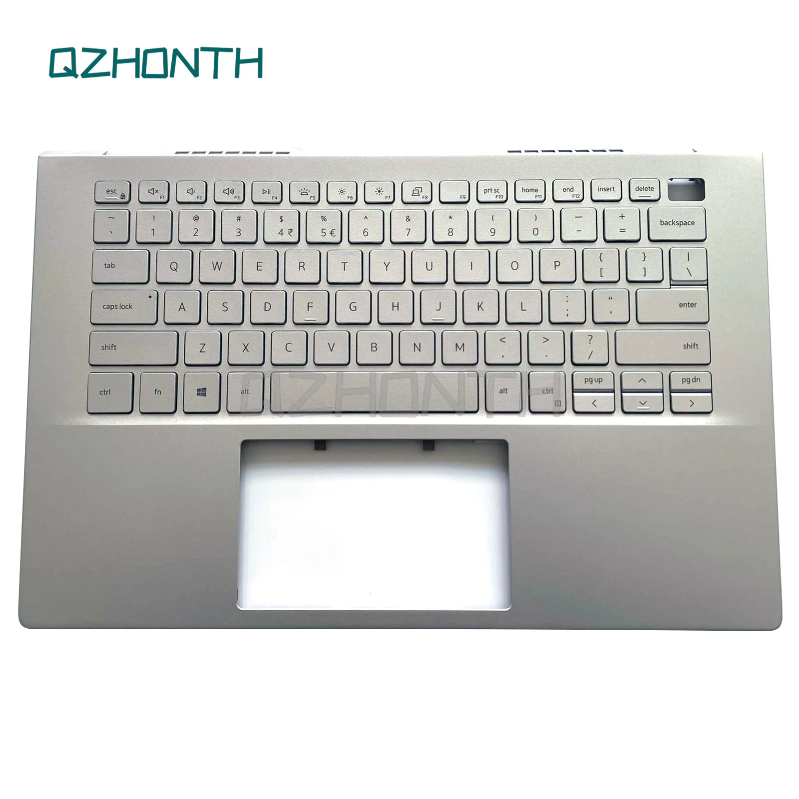 nova caixa superior palmrest com us teclado retroiluminado dell inspiron 5401 5402 5405 14 prata sem touchpad 09tnwy 0867nr 01