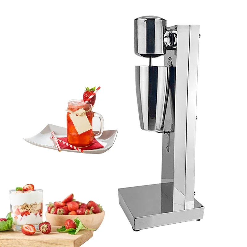 Commercial Single Head Milkshake Maker Electric 280W 16000rpm High Power Milk Shaker Machine Frozen Milk Tea Maker