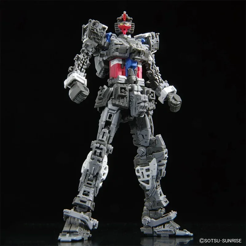 En stock Bandai Anime GUNDAM RX-78-2 Ver. Modèle de figurine d'action d'anime, collection de jouets, cadeaux d'ornement, assemblage, RG 2.0, 1/144