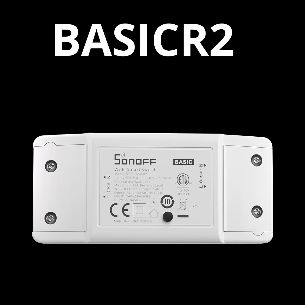 SONOFF BASICR2 Wi-Fi Smart Switch Приложение Дистанционное управление Голос Alexa Google Home Таймер Расписание Не требуется концентратор SONOFF BASICR2 Wi-Fi Smart Switch Приложение Дистанционное управление Голос Alexa Google Home Таймер Расписание Не требуется концентратор