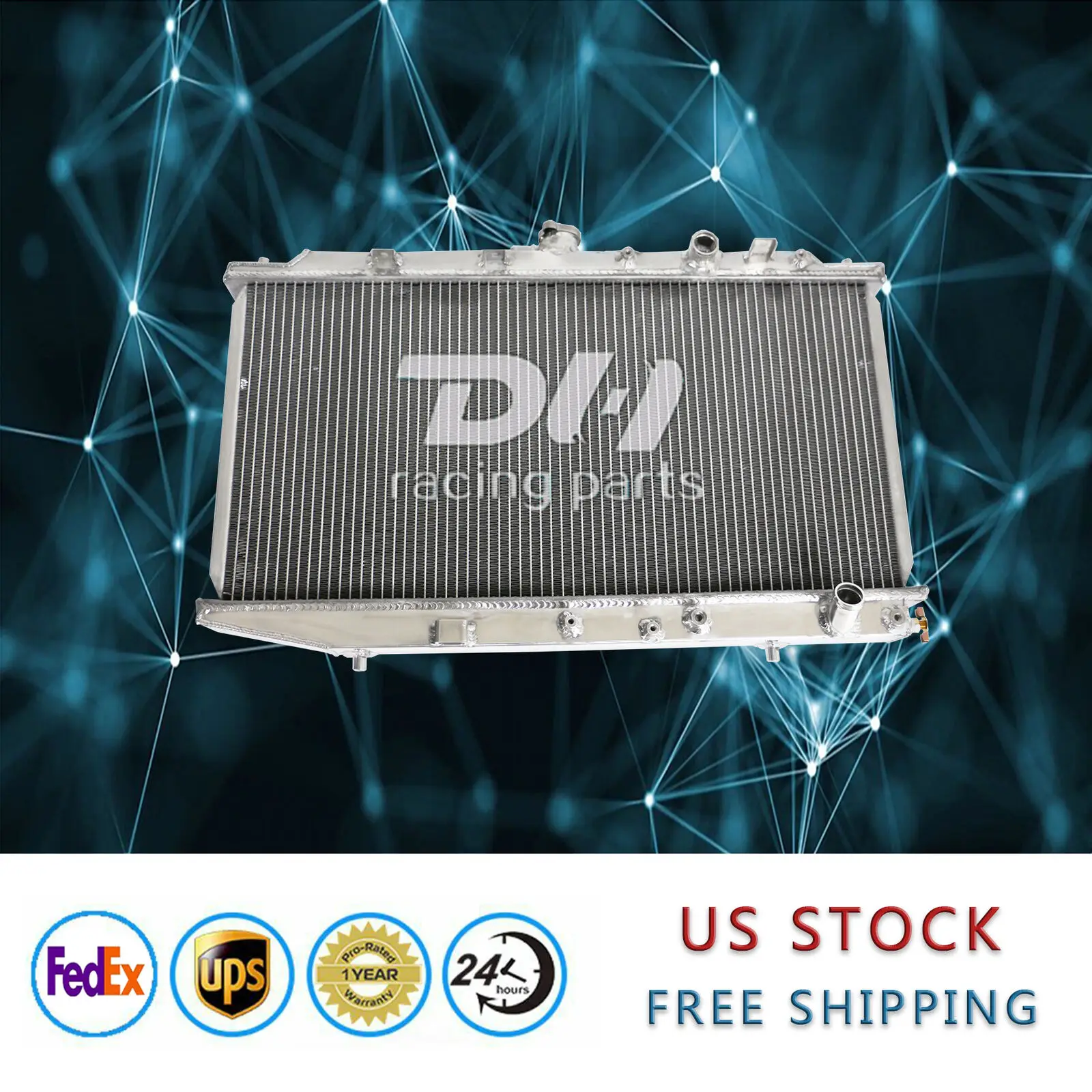 

2Row Racing Aluminum Radiator For 1988-91 Civic Crx Ef 1.5L M/T l4 Dual Sized