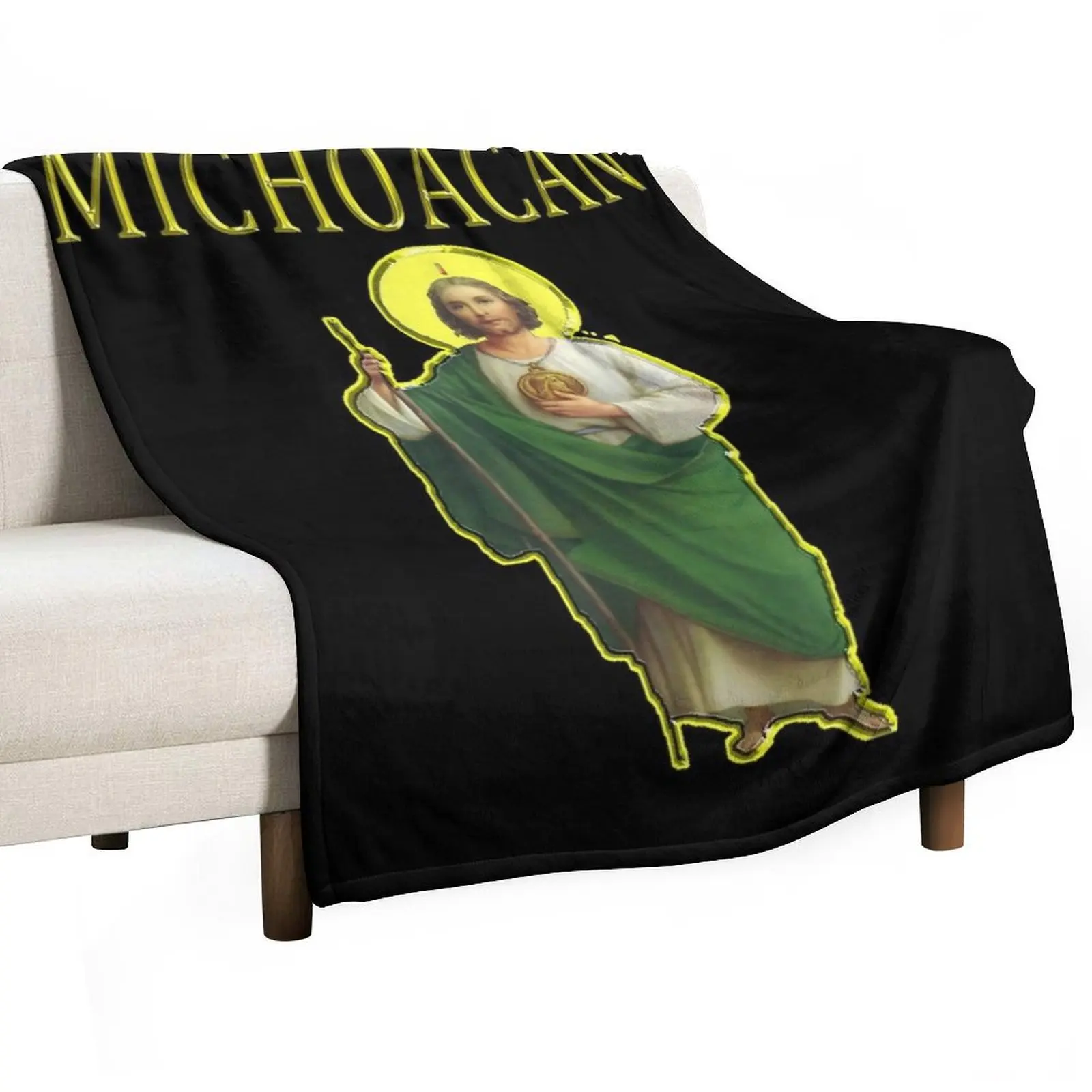 san judas tadeo michoacan Throw Blanket Cute christmas gifts Blankets