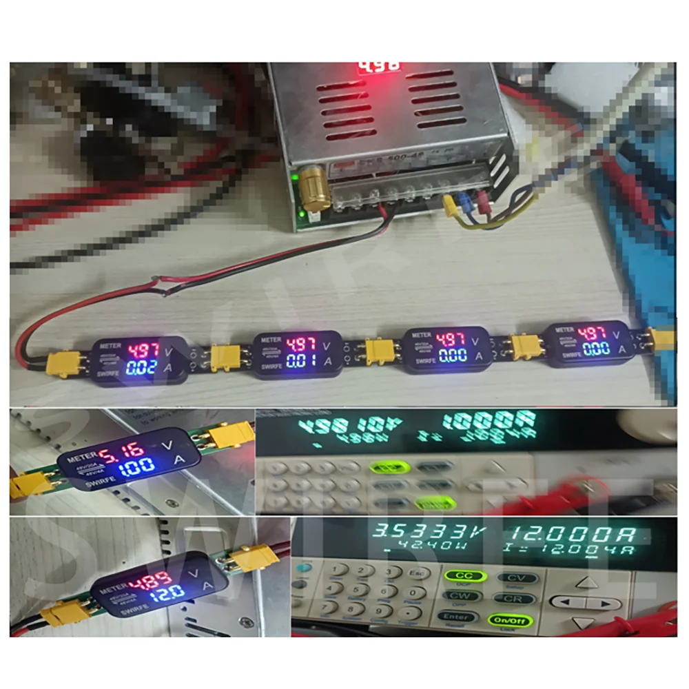 20A/4A Bidirectional DC Voltage Current lithium battery RC Charger Charging Discharging Tester digital Voltmeter Ammeter 3.5-48V