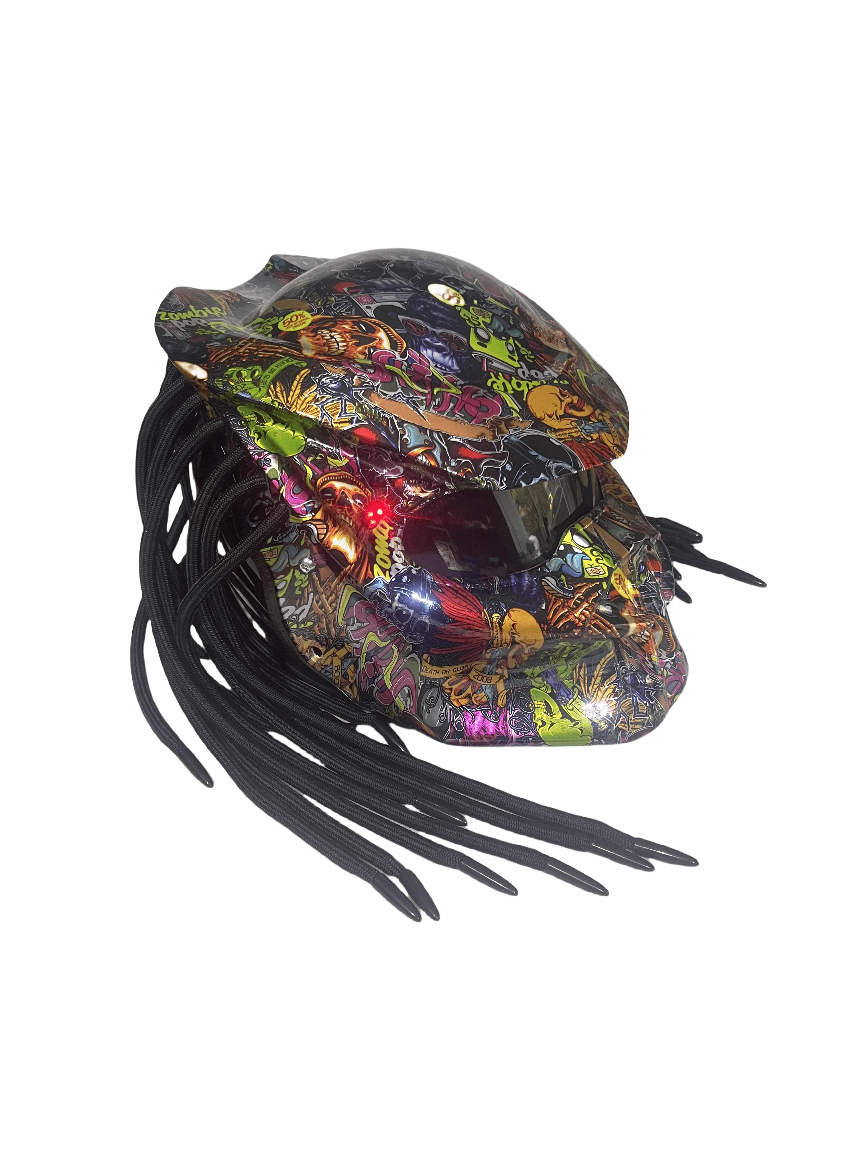 خوذة المفترس خوذة الاتصال الداخلي بلوتوث خوذة ذكية Capacete Para Moto/capacete Para Moto