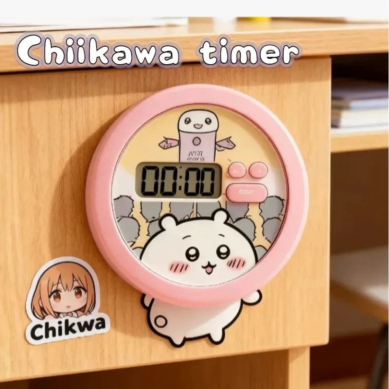 Chiikawa The timer student alarm clock can be placed on the desktop to magically swing as a daily time reminder