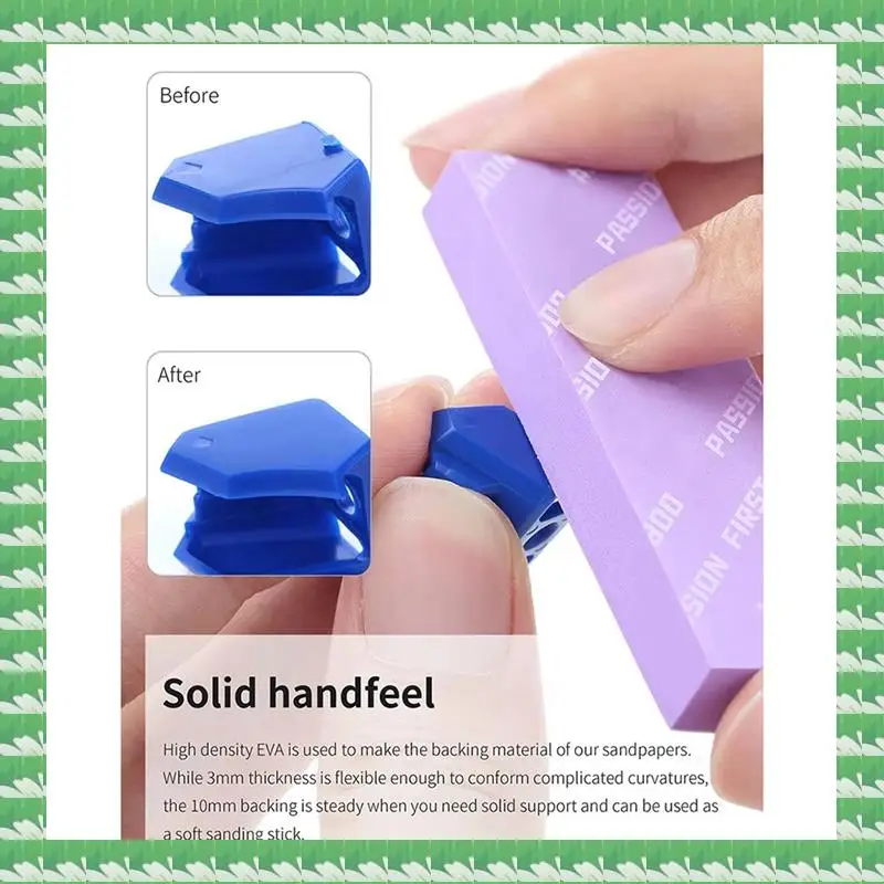 مجموعة ورق الصنفرة الإسفنجية القوية ONCE XSS-S01 تتضمن حقيبة تخزين 3 مم 10 مم ناعمة ومريحة لطحن الأسطح المنحنية