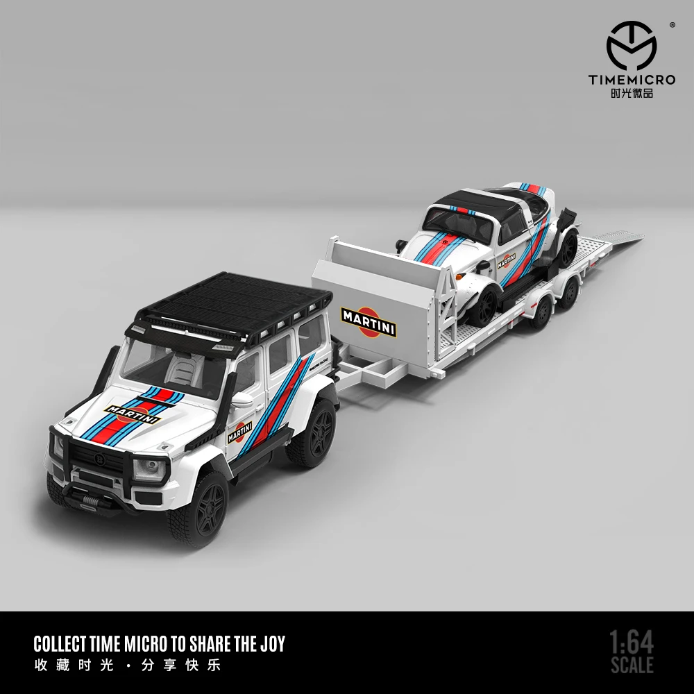 TimeMicro TM 1:64 Martini-painted Beetle /G550 alloy model * In stock