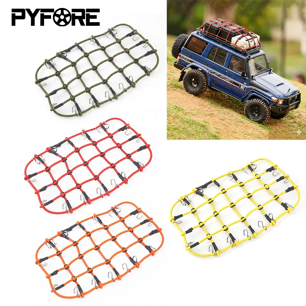 RC Car Parts 1/10 Simulation Crawler Modified Upgrades Accessories Roof Elastic Luggage Net D90 SCX10 90046