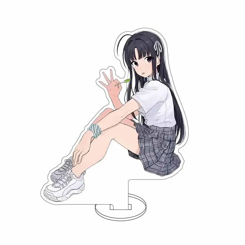 16CM Anime GIRLS BAND CRY Diamond Dust Figure Hina Rin Nana Ai Iseri Nina Awa Subaru Acrylic Stand Cos Ornaments Cute Gifts view 6
