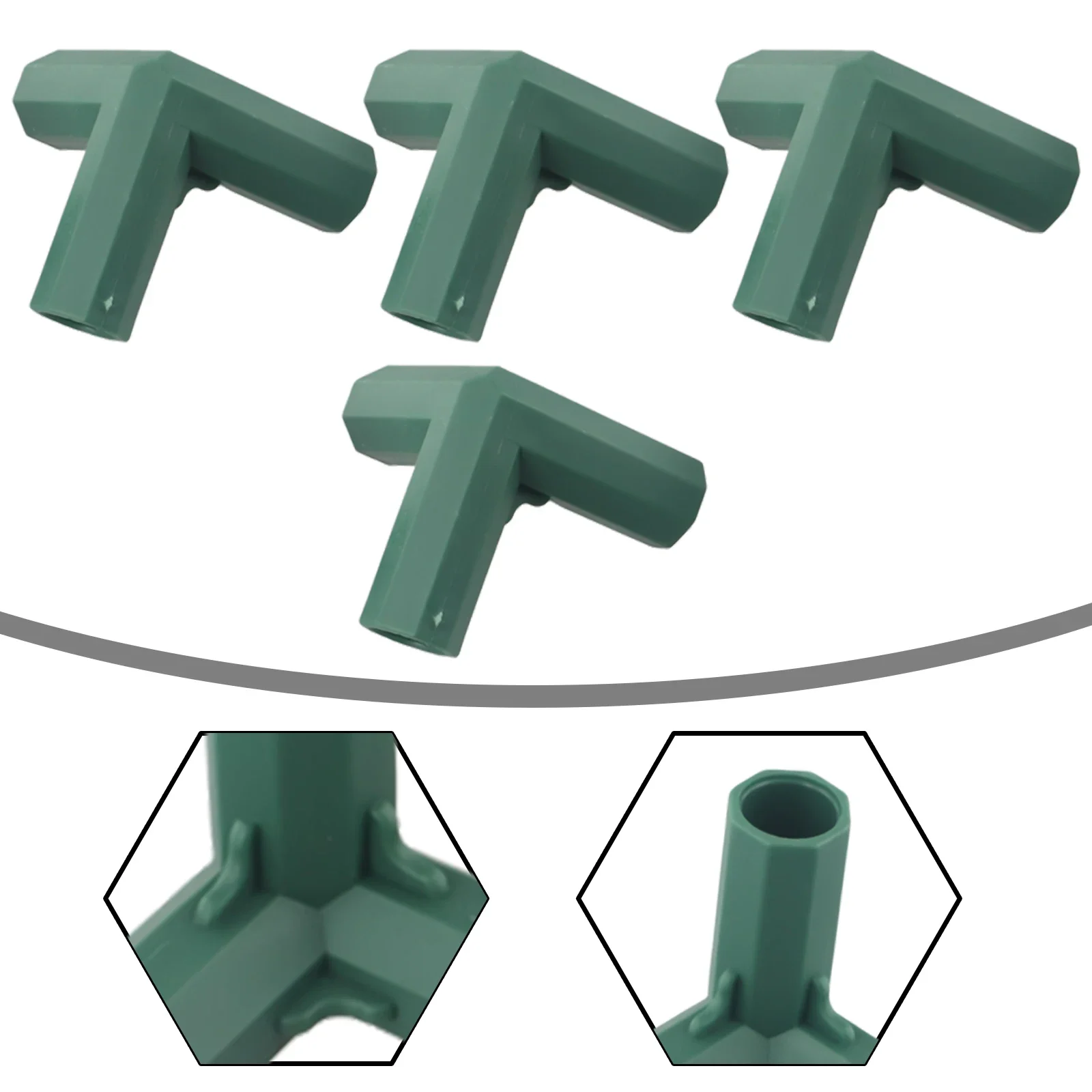 4Pcs 16mm Plastic Greenhouse Frame Building Connectors Outdoor Garden Structure Pole Joints Adapter DIY 3 Way