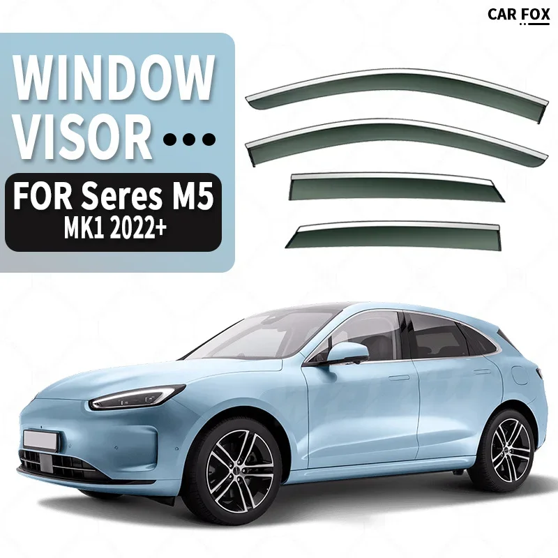 

For SERES 5 M5 2022+ Window Visor Vent Shades Ventvisor Wind Deflectors Visors Rain Guard Shades Visor Body Kit