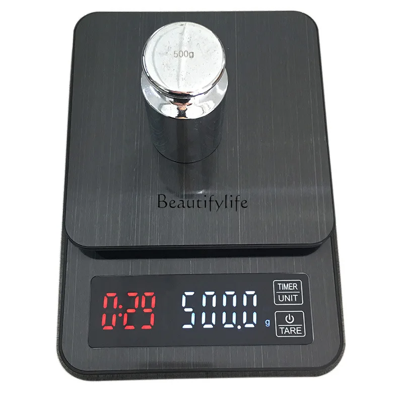 

Accessory toolsForeign trade explosion multi-functional hand-brewed electronic coffee scale 3kg 0.1G electronic kitchen