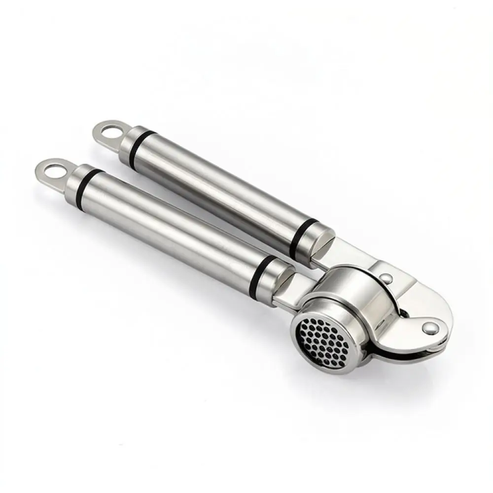Stainless Steel Garlic Presser Manual Mincer Kitchen Gadget Heavy Duty Crusher For Quick Garlic Sauce Preparing