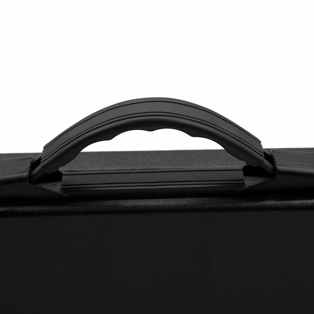 Portable Gig Bag Box Leather for Western Concert Flute with Buckle Foam Cotton Padded