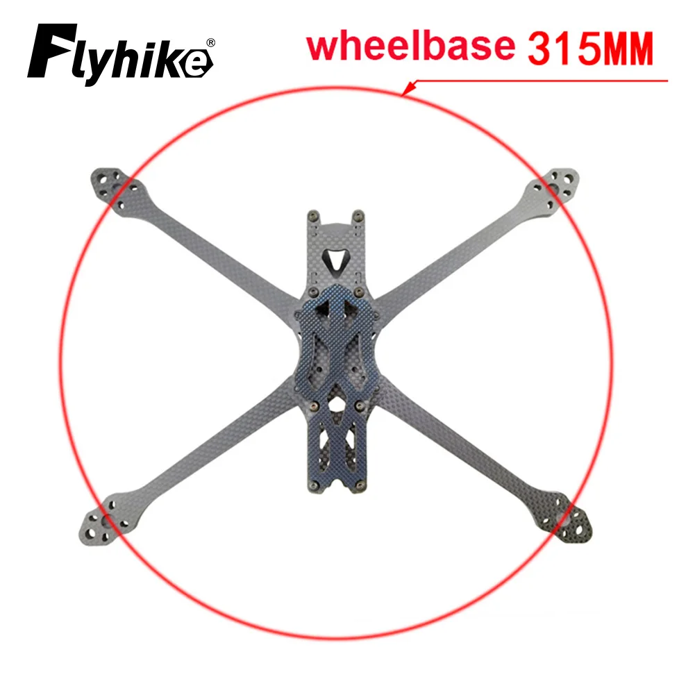 APEX 7 inch 315mm Crossing Machine Pure Carbon Frame Kit For RC FPV Freestyle Racing Drone Models