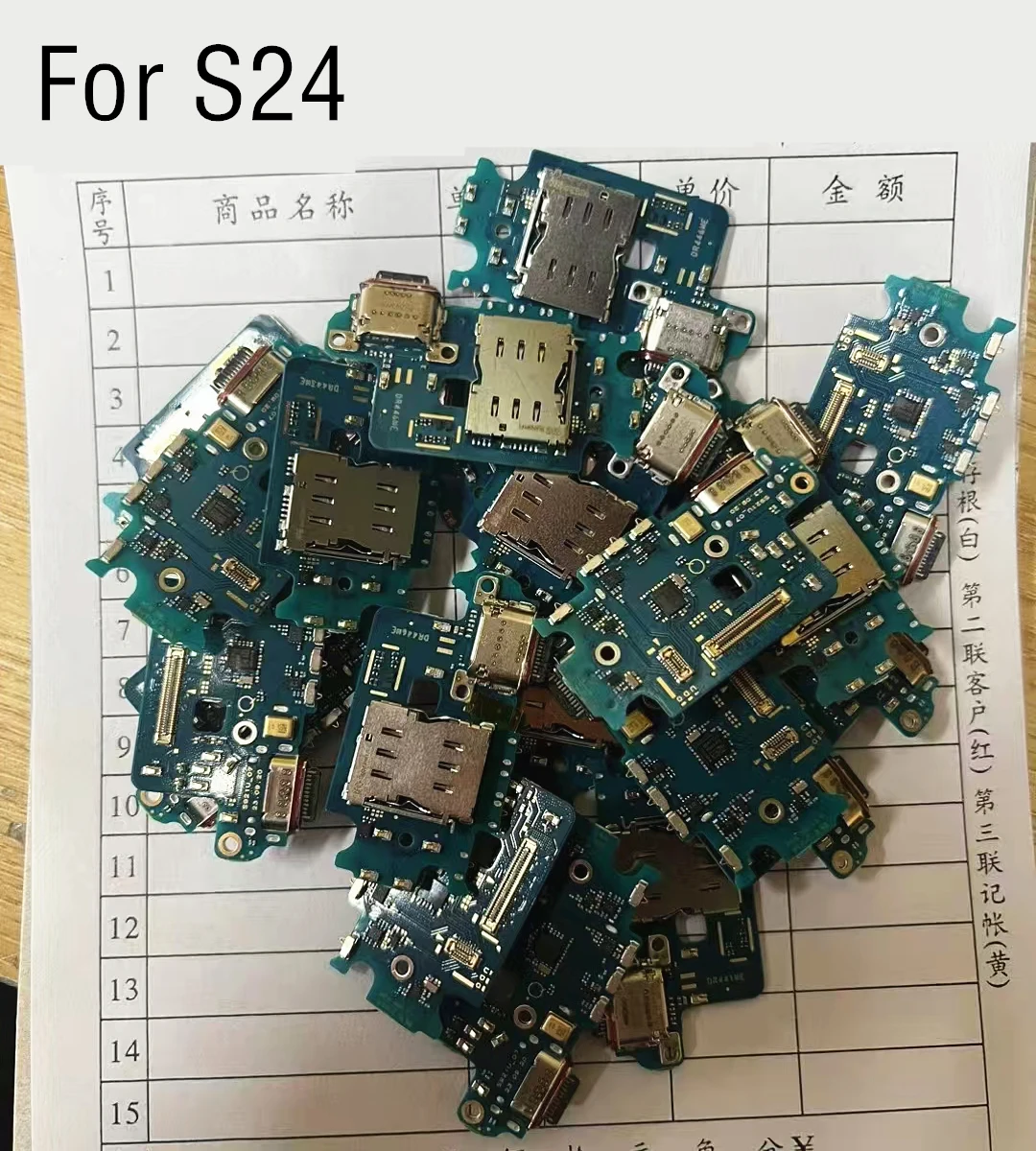 サムスンギャラクシー用充電ポートボード,タイプCコネクタドック,USB充電器,フレキシブルケーブルマイク,s24,s921b,s921u,s921e,s921n