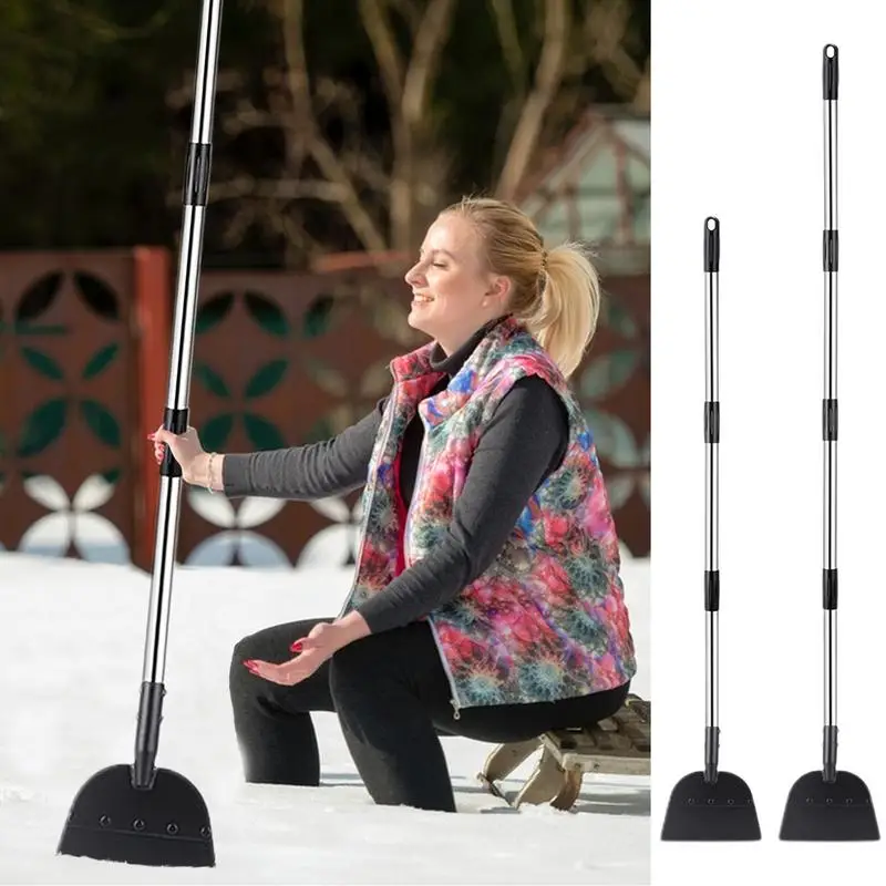 Gardening Cleaning Shovel Metal Snow Shovel For Outdoor Rustproof Weeding Shovel Wear-Resistant Cleaning Shovel For Shoveling