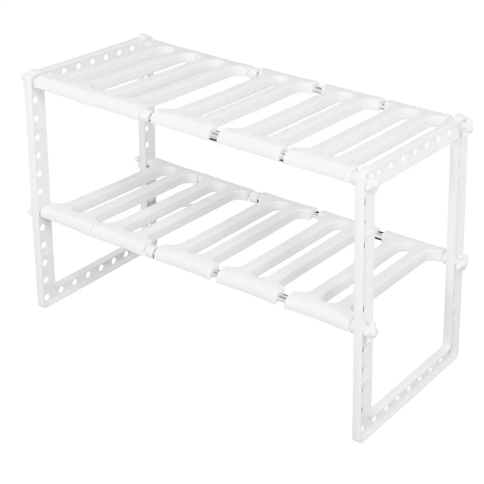 

2-Tier Telescopic Sink Rack Organizer - Kitchen & Bathroom Storage Shelf