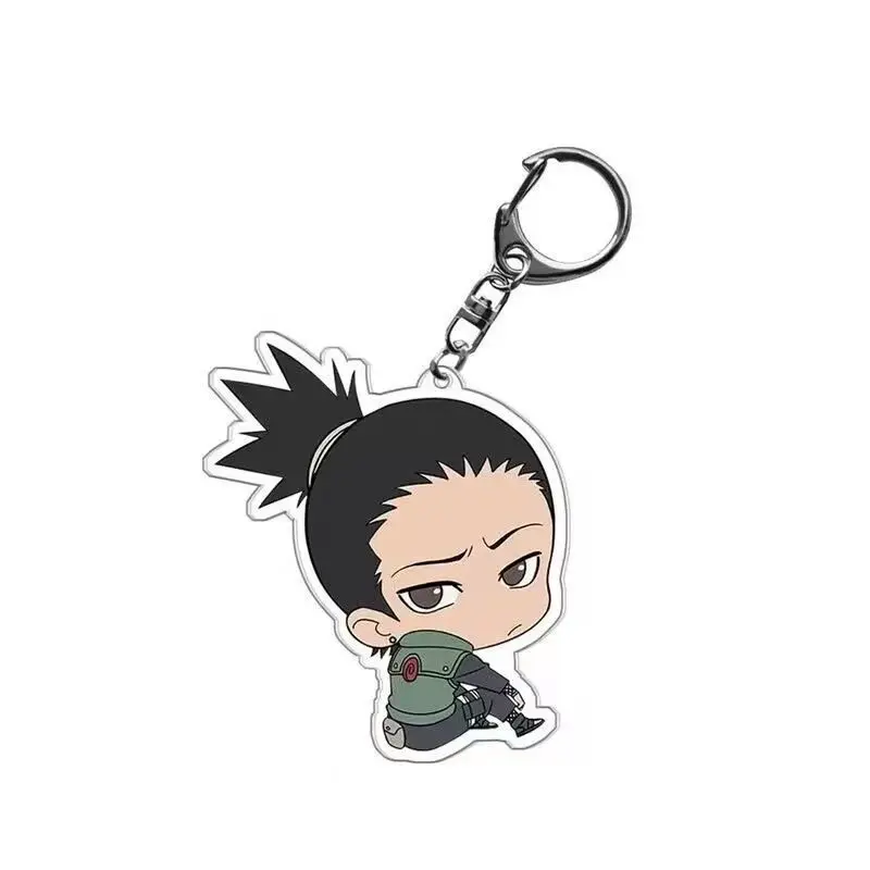 NARUTO chibi cartoon cute acrylic keychain personalized anime student backpack pendant accessory anime merchandise wholesale view 4