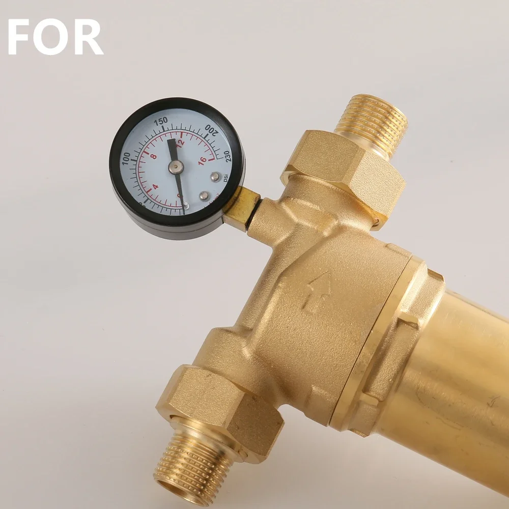 منقي مياه الصنبور، فلتر نحاسي منزلي عالي التدفق للشوائب #4