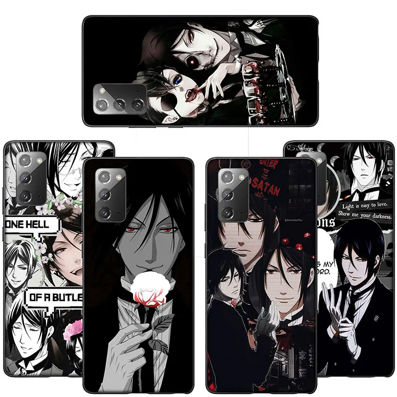 SO27 Black Butler Kuroshitsuji Cover Phone Case for Samsung Galaxy S20 S21 S22 S23 S24 Fe Plus Ultra Lite image 2
