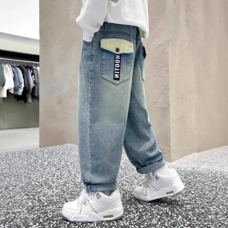 Autumn Children Boys Straight Pants UNITIM Young Teenagers Boys Jeans 4-14Y Kids Boys Denim Pants Versatiel Junior Boys Trousers 5 Autumn Children Boys Straight Pants UNITIM Young Teenagers Boys Jeans 4-14Y Kids Boys Denim Pants Versatiel Junior Boys Trousers 5