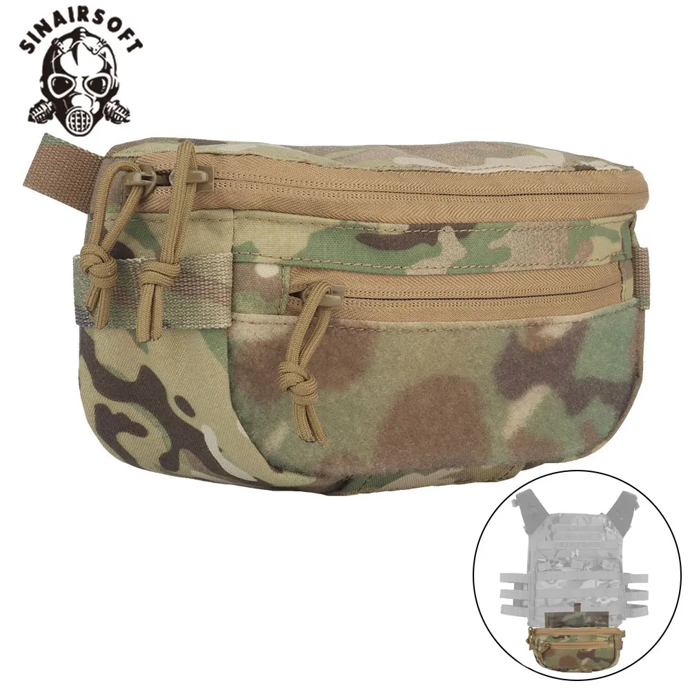 

Tactical Drop Pouch Multifunctional Dual Purpose Waist Bag Fanny Pocket with Tourniquet Holder Hunting Plate Carrier Hanging Bag