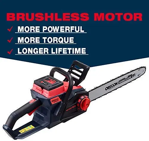 84V Lithium Battery Cordless Power Tools Garden Electrical Brushless Machines Chain Saw for sale