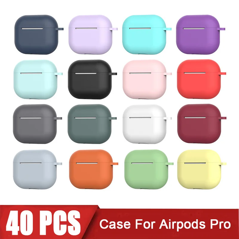 

Silicone Cover Case For Apple Airpods Pro 3 Shockproof Bluetooth Earphone Cases Air Pods Pro Protective Accessories Wholesale