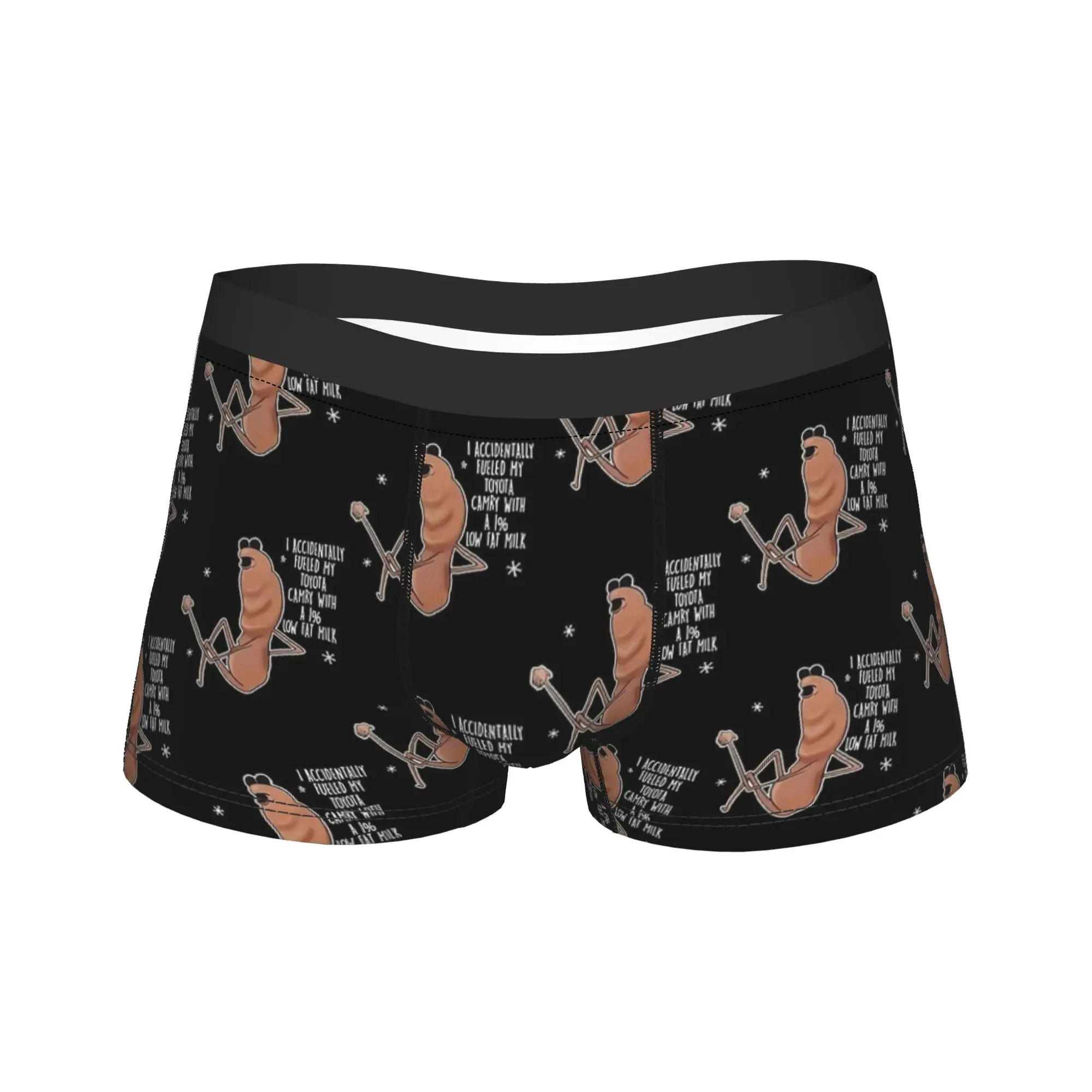 

Funny Marcus the Worm I Accidentally Fueled Boxer Brief Underwear Quality Males Sexy Soft Boxershorts Custom Oversize Underpants