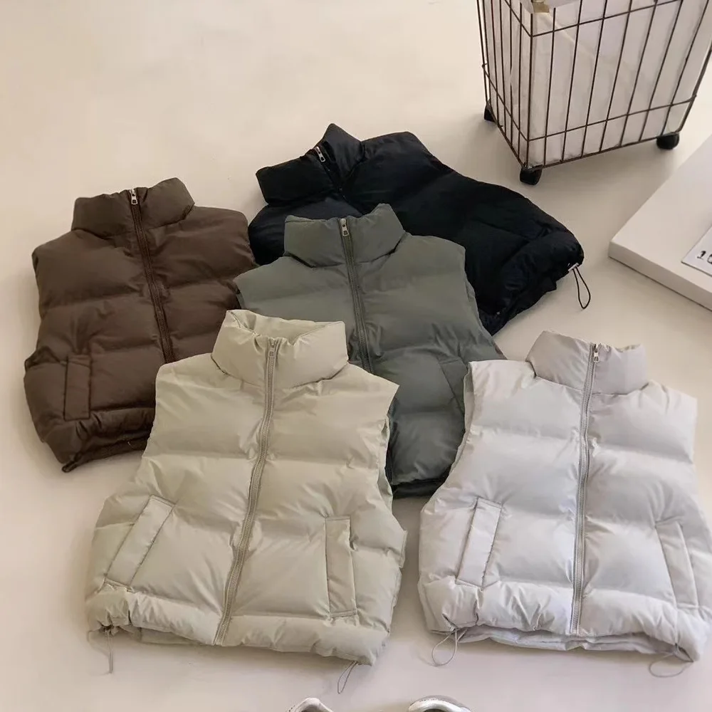 

Жилеты Жилеты Толстые женские на молнии Летние вязаные крючком Тонкие трендовые Ulzzang Ажурная воздушная легкая клубная одежда Гибкая сладкая